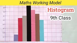 Maths Working Model on Histogram Statistics  Maths Working Model for class 9  9th Class Project [upl. by Pestana]