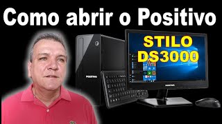 Como abrir o Positivo Stilo DS3000 passo a passo [upl. by Ulises]