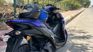 Yamaha Aerox 155  My Honest Review  155 cc Engine  First Ride Experience  yt youtube [upl. by Ecyor264]