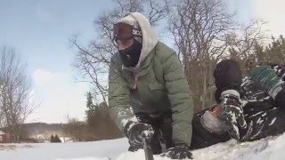 Sledding on West Hill in Norwich NY [upl. by Etta679]