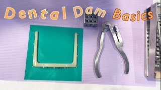 How to Set up a Dental Dam for BEGINNERS  Dental Assisting Basics [upl. by Aicilla]