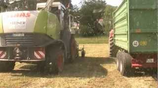 Grassilage 2012  1 Schnitt mit Case Steyr Claas  Fendt Strautmann Komatsu HD [upl. by Anitsyrhc370]