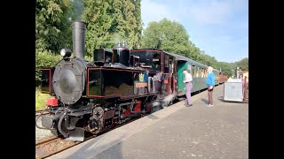 LLandair And Welshpool Light Railway No10 Sir Drefaldwyn 699 At Llanfair And Welshpool 190924 [upl. by Anaoj]