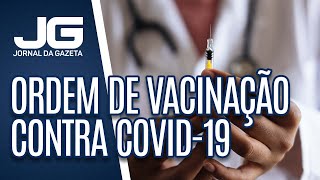 Ministério da Saúde define ordem de vacinação contra covid19 de profissionais da educação [upl. by Vinni]