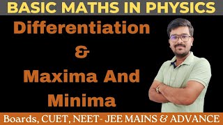 Basic maths class 11 physics Differentiation NEET physics 2025Neet IITJEE rakeshTembharePhysics [upl. by Nandor]