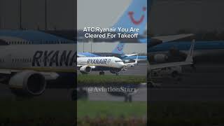 Ryanair VS ATC🤣🤣🤣 aviation avgeek ryanair [upl. by Ellenij]