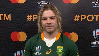 Faf De Klerk Mastercard Player of the Match [upl. by Jamey]