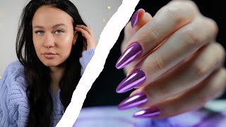 TUTO POUDRE CHROME ⎮ Comment lappliquer  💜 [upl. by Acinorav]