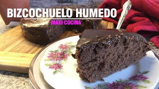 BIZCOCHUELO DE CHOCOLATE HUMEDO Y ESPONJOSO SIN MANTECA [upl. by Neret]