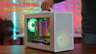 This Compact ALL WHITE ALL AMD MATX Build Offers Incredible Value To Performance iONZ KZX1 Case [upl. by Flagler513]