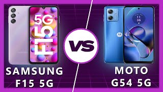 Samsung F15 vs Moto G54 Which Wins [upl. by Siegel]