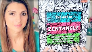 The Art Of ZENTANGLE 2  My Drawings amp Doodles  SoCraftastic [upl. by Rosenstein248]