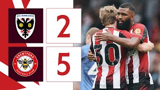 Igor Thago hits debut double 🇧🇷  AFC Wimbledon 25 Brentford  Pre Season Friendly Highlights [upl. by Zacharie]