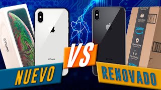 ¿Cual te CONVIENE COMPRAR🤑😳 RENOVADO vs ORIGINAL Unboxing iPhone XS Nuevo iPhone xs renovado [upl. by Reste120]