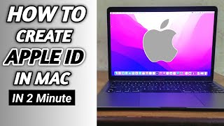 How to Create Apple id 2022  how to create apple id in macbook air  apple id kaise banayeMacBook [upl. by Pittel103]