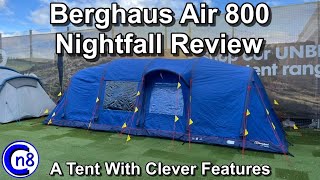 Berghaus Air 800 Nightfall Tent Review  A Tent With Clever Features [upl. by Harms]