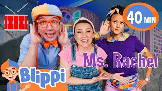 Blippi amp Ms Rachels Musical Party  💤 Bedtime Wind Down and Sleep with Moonbug Kids [upl. by Nidnarb]