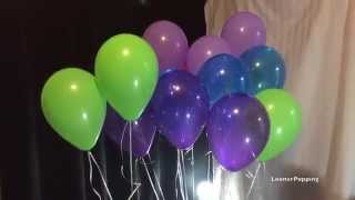 S51 Inflating 9quot balloons with helium No pop [upl. by Aerised]