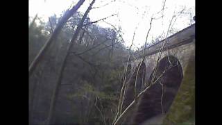 The abandoned Lobb Ghyll Viaduct Yorkshire Dales UK [upl. by Ennaylloh]