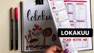 LOKAKUU  bullet journal Suomi 2020 [upl. by Iolande]