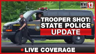 LIVE Update from State Police on Trooper Shot [upl. by Inoek]