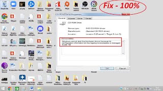 Fix Error  Windows 10 DVDCDROM  Code 19  DVD Drive Not Detected In Windows 1011 [upl. by Booker]