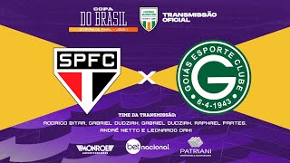 SÃO PAULO X GOIÁS  AO VIVO  Narração OSCAR ULISSES  Futebol Globo CBN [upl. by Hilde]