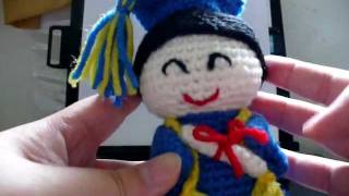 Amigurumi  Graduating Student No Audio [upl. by Morra]