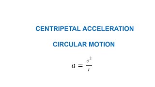 centripetal acceleration  circular motion [upl. by Lief919]