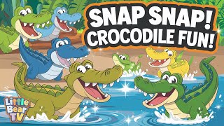 One Little Crocodile  Kids Song  Learning Child  Little Bear TV [upl. by Nnyleahs]