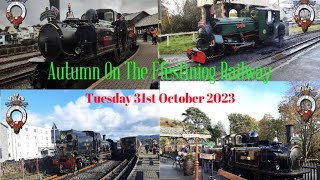 Autumn On The Ffestiniog Railway Tuesday 31st October 2023 [upl. by Llevron]