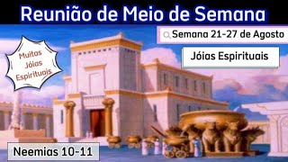 Reunião de Meio de Semana Jóia Espiritual Semana 2127 de Agosto 2023 JW Brasil [upl. by Lorrimor972]