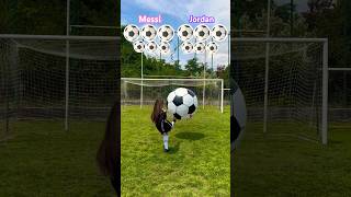 🐱Messi or Michael Jordan challenge foryou soccer football funny shorts messi [upl. by Niran]