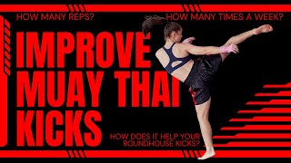 Level Up Roundhouse Kicks for Muay Thai and Kickboxing With This Drill [upl. by Jase]