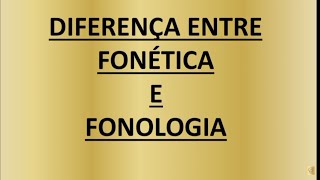 Fonética e Fonologia  Diferença  Curso de Português para Concursos  Aula 01 [upl. by Eelsnia]