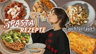 5 leckere NUDEL REZEPTE 2  Schnell amp einfach [upl. by Sikras]