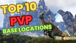 Top 10 pvp base locations The center Ark Ascended [upl. by Onaivatco]