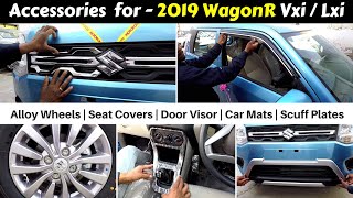 Wagon R Accessories with prices  Vxi  Lxi  Ujjwal Saxena [upl. by Anialad]