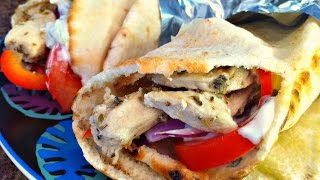 Chicken Gyros Recipe • A Tasty Greek Sandwich  Episode 50 [upl. by Allyn475]