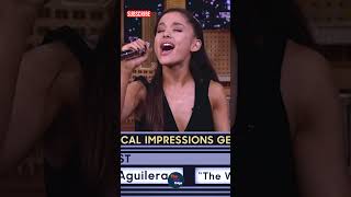 ARIANA GRANDE SHOWS OF HER TALENT CREATIVITY AND VOCALS ON JIMMY FALLON😍🔥shorts jimmyfallon [upl. by Ojyma]