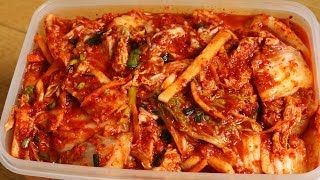 How to make Easy Kimchi 막김치 [upl. by Fillander]