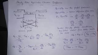 STEADY STATE EQUIMOLAR COUNTER DIFFUSION [upl. by Llertnek287]