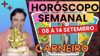 Signo Carneiro àries Horóscopo Semanal de 08 a 14 de Setembro Portugal Suiça França  Brasil [upl. by Reade]