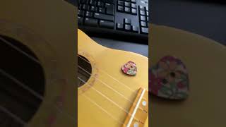 IT ALWAYS RUNS OFF 😭 memes funny fyp relatable ukulele pick guitarpick noooooo lol music [upl. by Osithe]