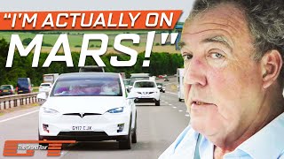 Clarkson Is Astonished By The SelfDriving Tesla Model X  The Grand Tour [upl. by Etty]