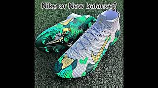 Nike vs New Balance 🐐😈edit football newbalance nike fyp viralvideo [upl. by Pisano]