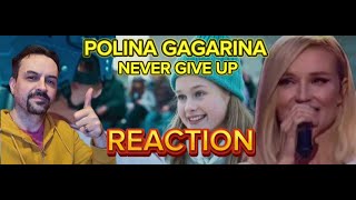 POLINA GAGARINA Полина Гагарина  Не сдавайся никогда OST Хоккейные папы REACTION [upl. by Aleta]