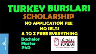 Turkey Scholarship 2024  How to Apply for turkey Scholarship  Step by Step  MBBS [upl. by Natan]