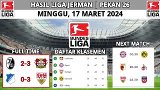 Hasil Liga Jerman Tadi Malam  FREIBURG vs BAYER LEVERKUSEN  Klasemen Terbaru Bundesliga 2024 [upl. by Pish]