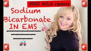 EMTParamedic Medication Notecards  Sodium Bicarbonate Updated ACLS 2020 [upl. by Caputto]